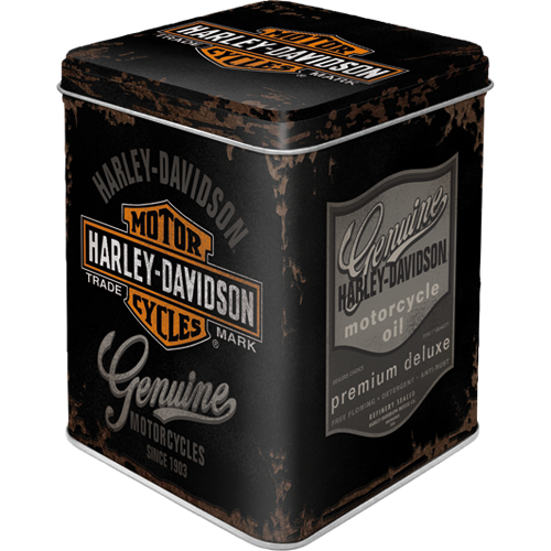 nostalgic-art-harley-davidson-genuine-logo-scatola-t-in-metallo-100g image 1