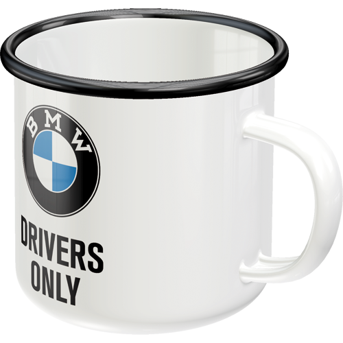 nostalgic-art-bmw-drivers-only-tazza-smaltata-360-ml-8x8-cm image 4