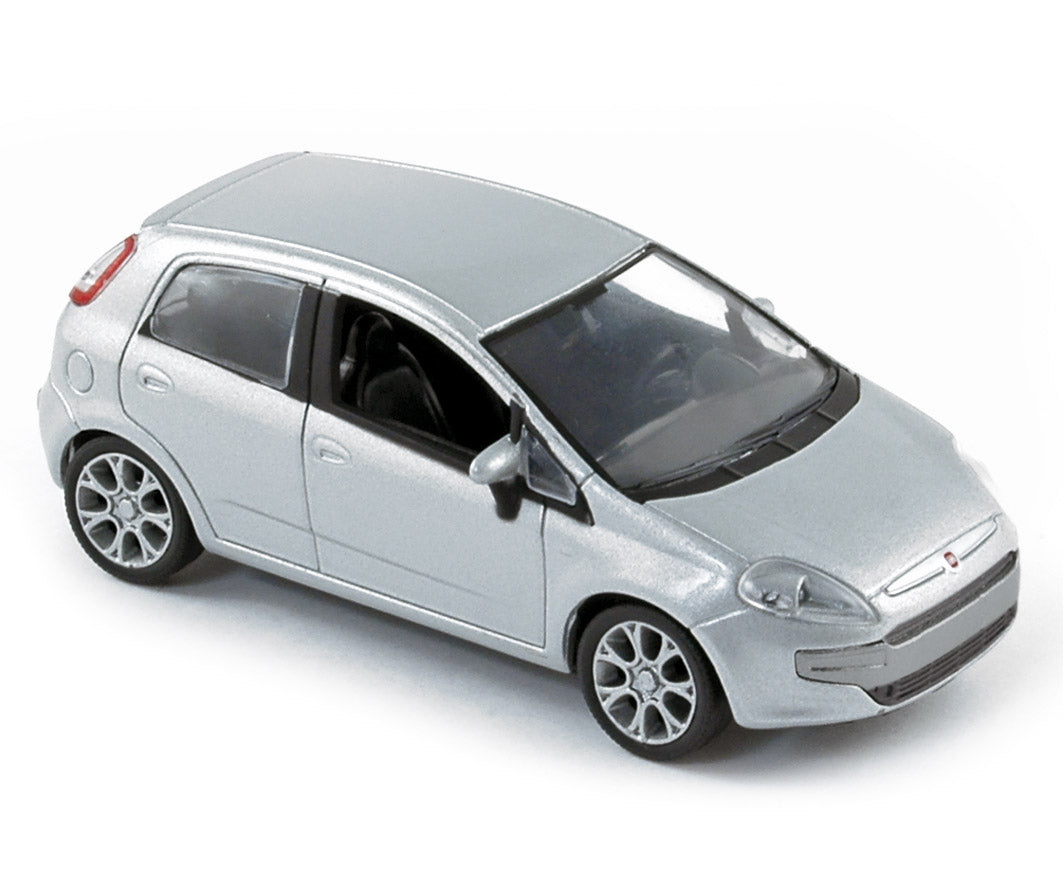 norev-fiat-punto-evo-2010-modellino-auto-1-43-argento image 1