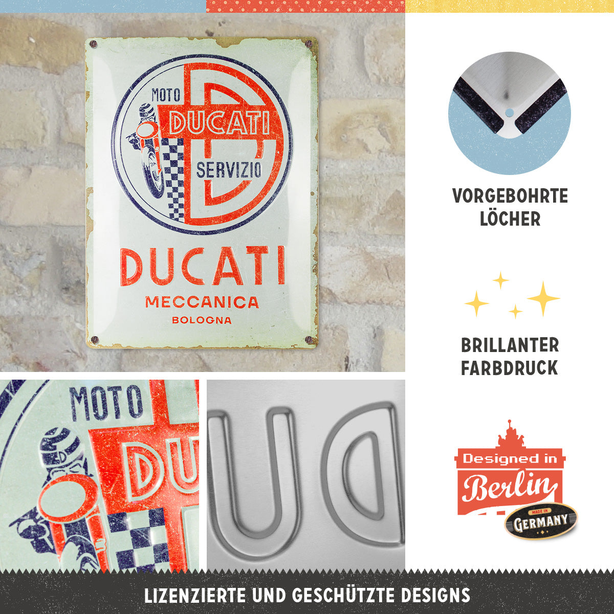 nostalgic-art-ducati-moto-servizio-meccanica-targa-in-metallo-30x40-cm-2 image 4