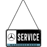 nostalgic-art-mercedes-benz-service-insegna-metallo-10x20-cm image 2