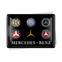 nostalgic-art-mercedes-benz-logo-evolution-metal-card-10x14-cm image 2