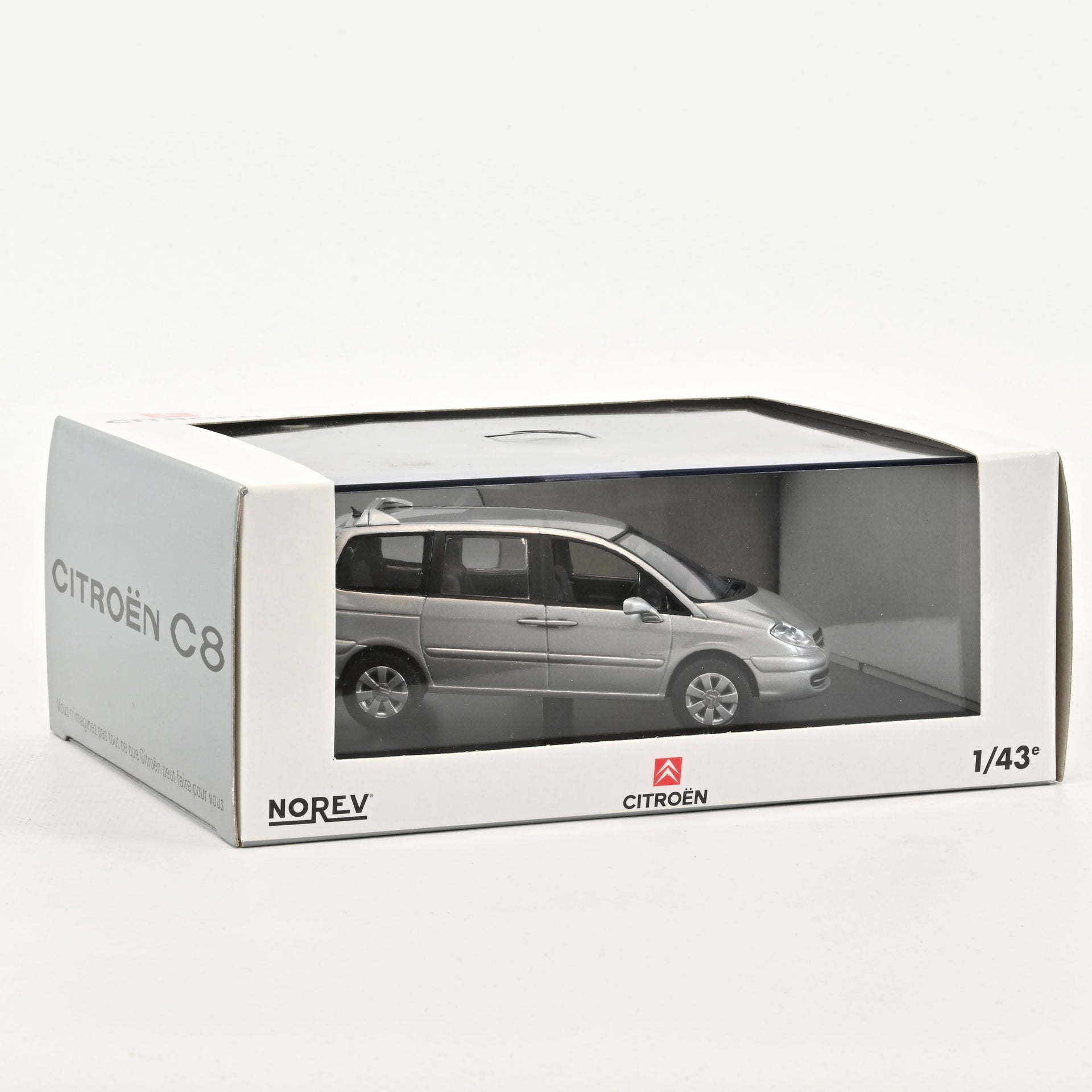 norev-citro-n-c8-grigio-alluminio-modellino-die-cast-1-43 image 1