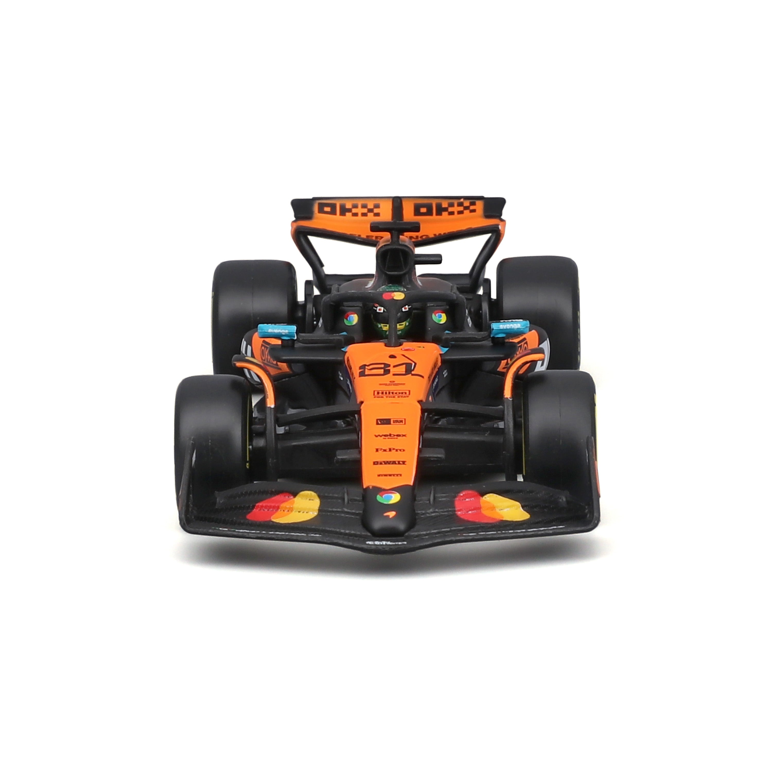 bburago-mclaren-f1-mcl39-2025-81-oscar-piastri-1-43-con-base-e-teca image 4