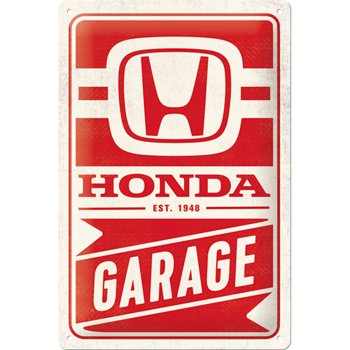 nostalgic-art-honda-am-garage-targa-in-metallo-20x30-cm image 1