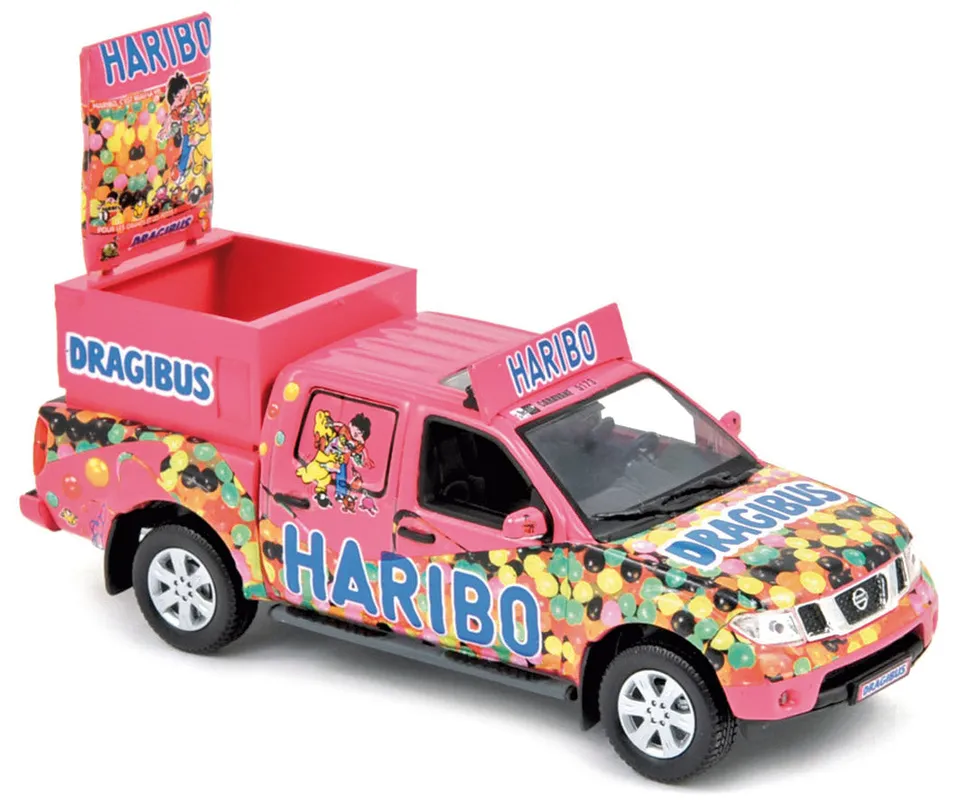 norev-nissan-navara-2009-tour-de-france-haribo-dragibus-automodello-1-43 image 1
