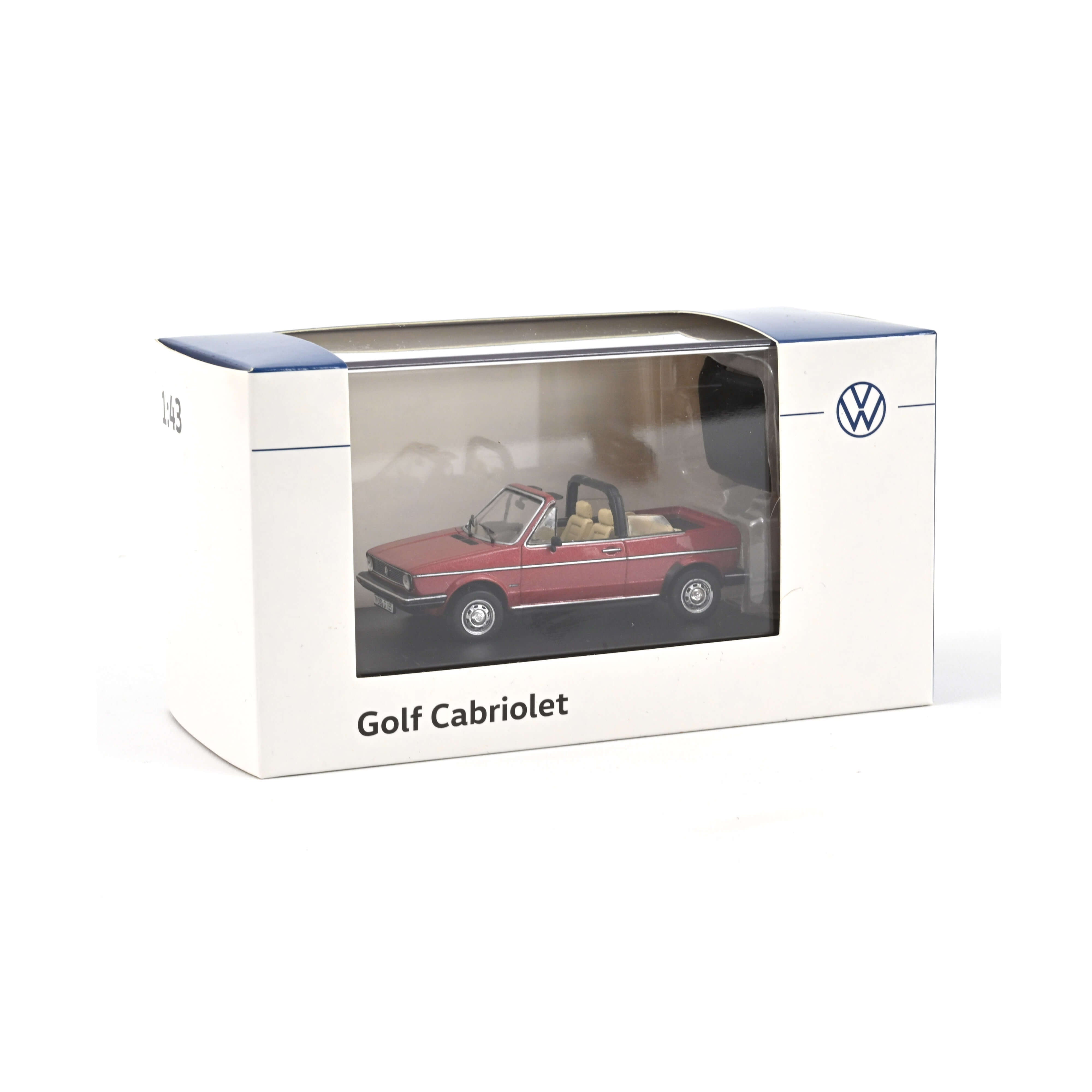 norev-vw-golf-cabriolet-1981-rosso-metallizzato-modellino-1-43 image 3