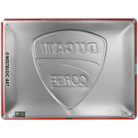 nostalgic-art-ducati-corse-logo-racing-flag-targa-in-metallo-30-x-40-cm image 3