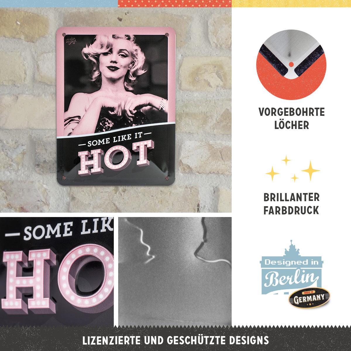 nostalgic-art-marilyn-some-like-it-hot-targa-in-metallo-15x20-cm image 2