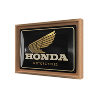 nostalgic-art-honda-mc-motorcycles-gold-targa-in-metallo-20x30-cm-2 image 6