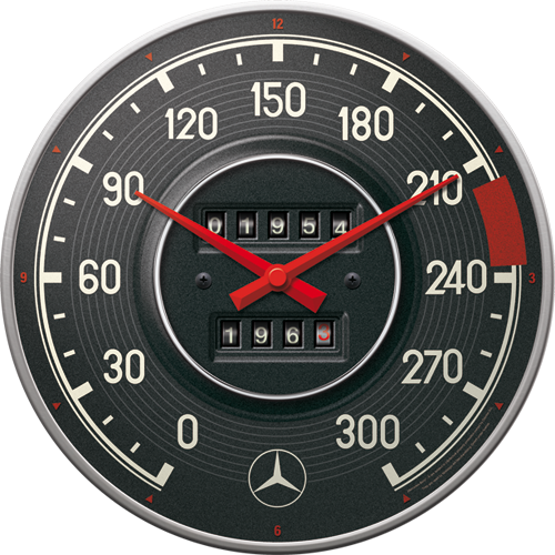 nostalgic-art-mercedes-benz-tacho-orologio-da-parete-31-cm image 1