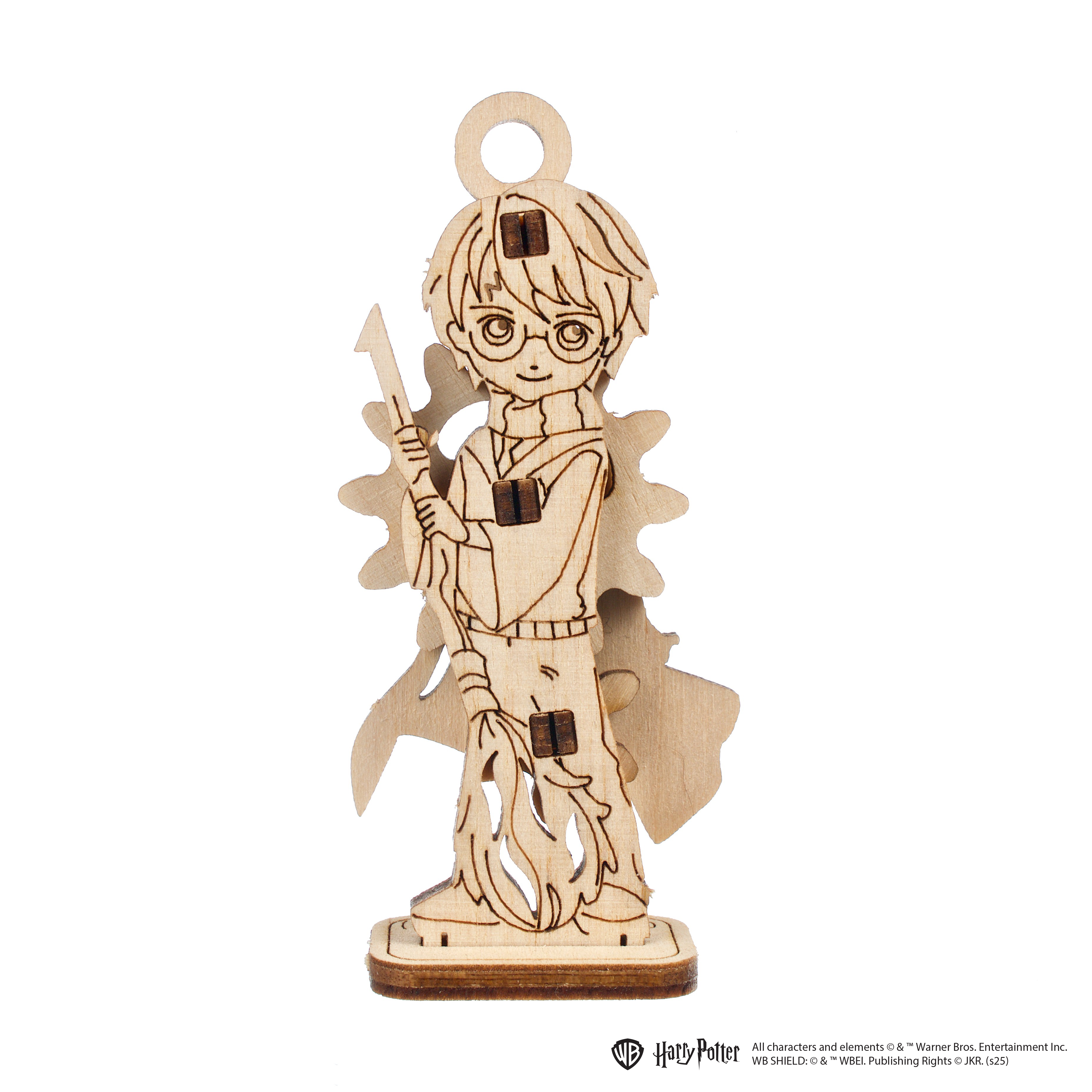 ugears-hogwarts-students-fidgets-set-4-mini-figure-in-legno-3d-harry-potter image 5