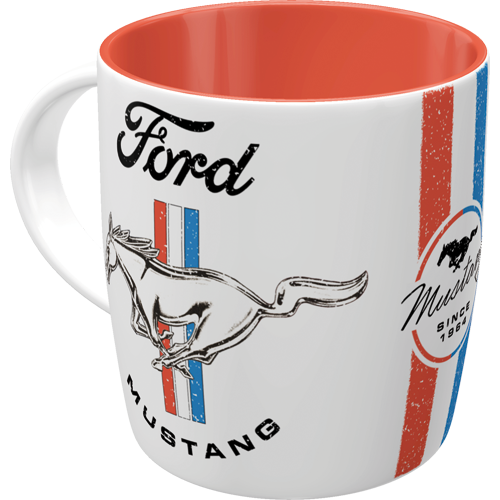nostalgic-art-ford-mustang-horse-stripes-logo-tazza-in-ceramica-330-ml-2 image 1