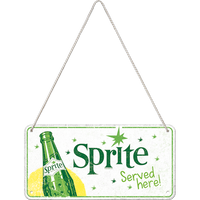 nostalgic-art-sprite-served-here-insegna-da-appendere-in-metallo-10x20-cm image 2