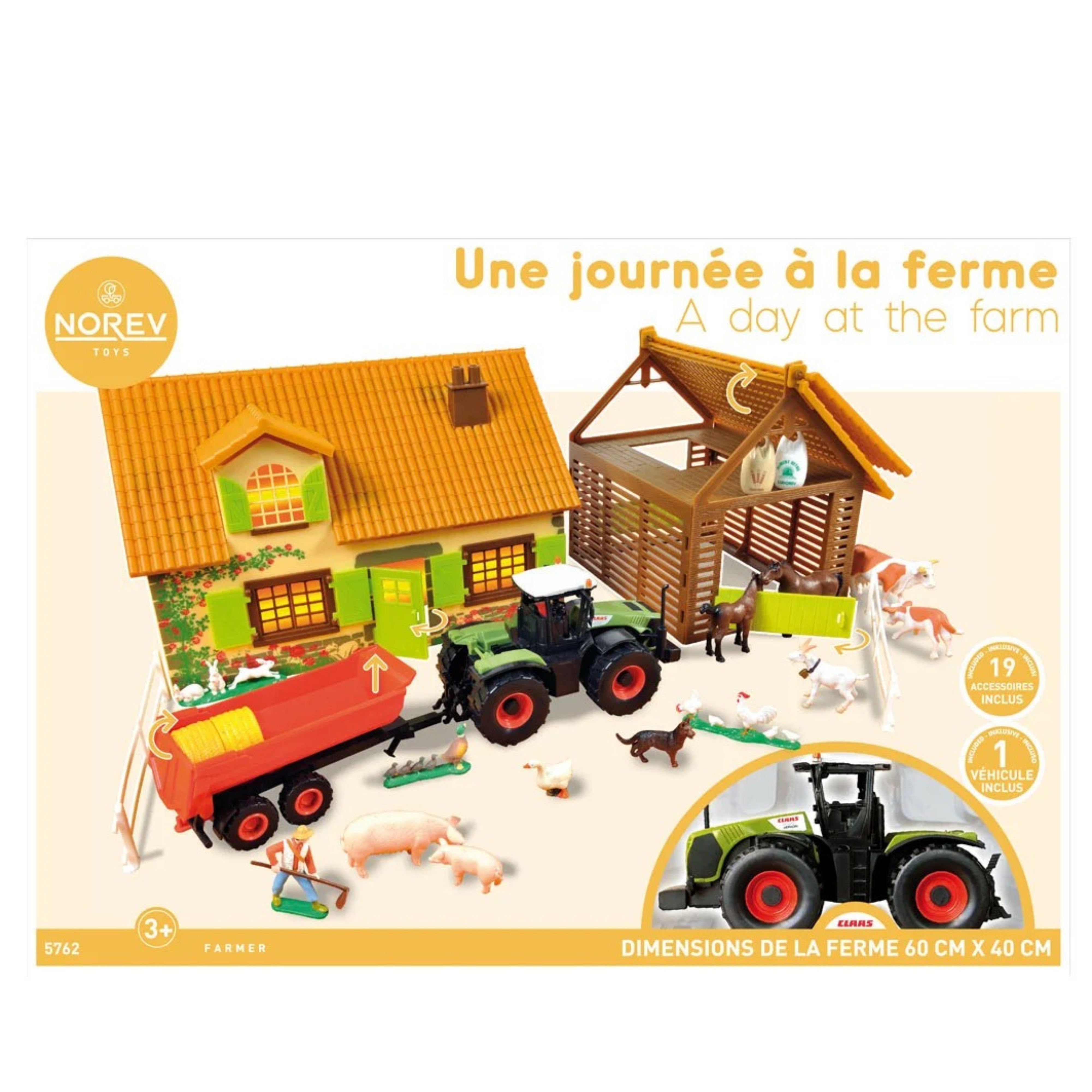norev-une-journ-e-la-ferme-set-2-edifici-agricoli-modellino image 2