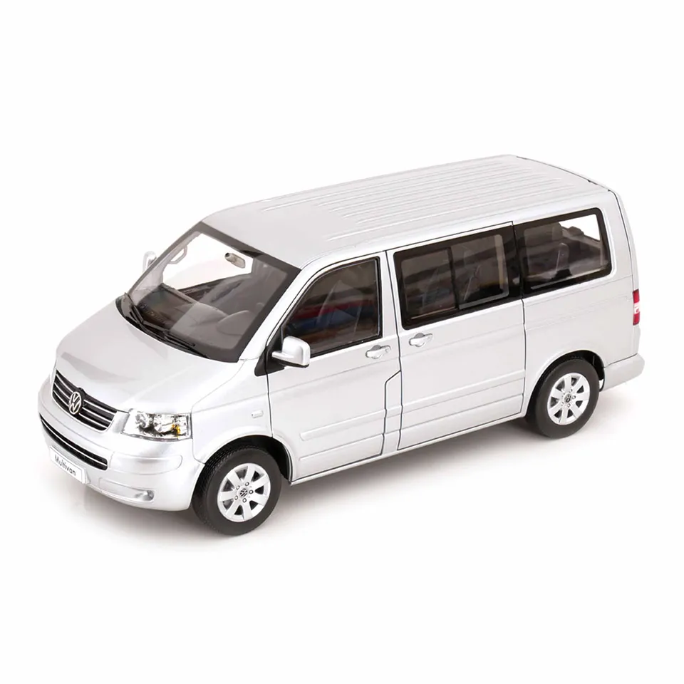norev-vw-multivan-2003-modellino-auto-1-18-argento-reflet-d-argent-metallis image 1