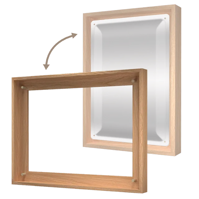 nostalgic-art-n-frame-l-cornice-in-legno-rovere-per-targhe-30x40-cm image 1