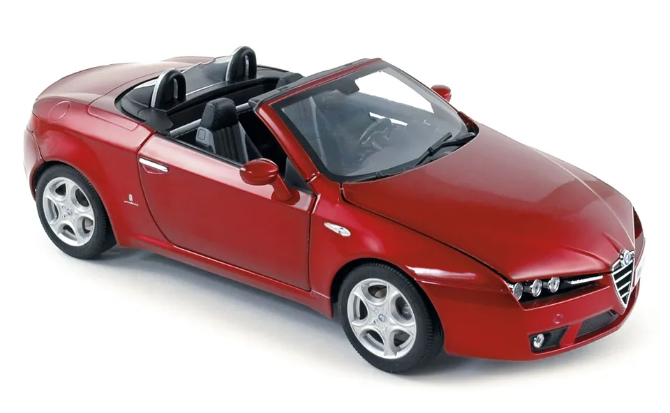 norev-alfa-romeo-spider-2006-modellino-auto-1-18-rosso-metallizzato image 1