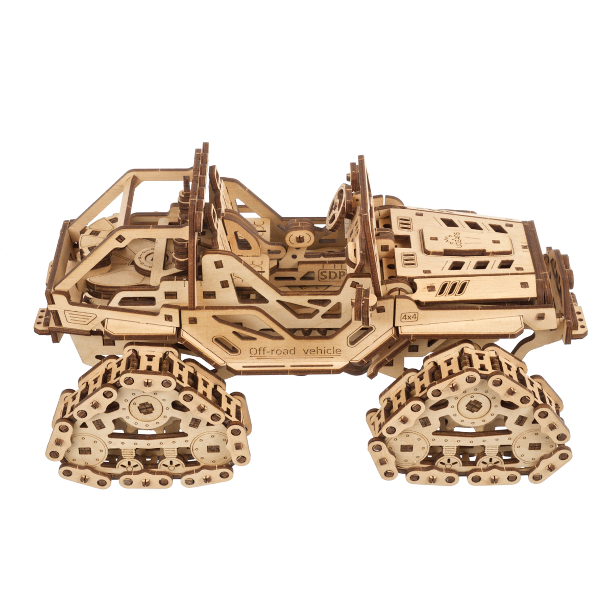 ugears-tracked-off-road-vehicle-modellino-meccanico-in-legno-1-24 image 3