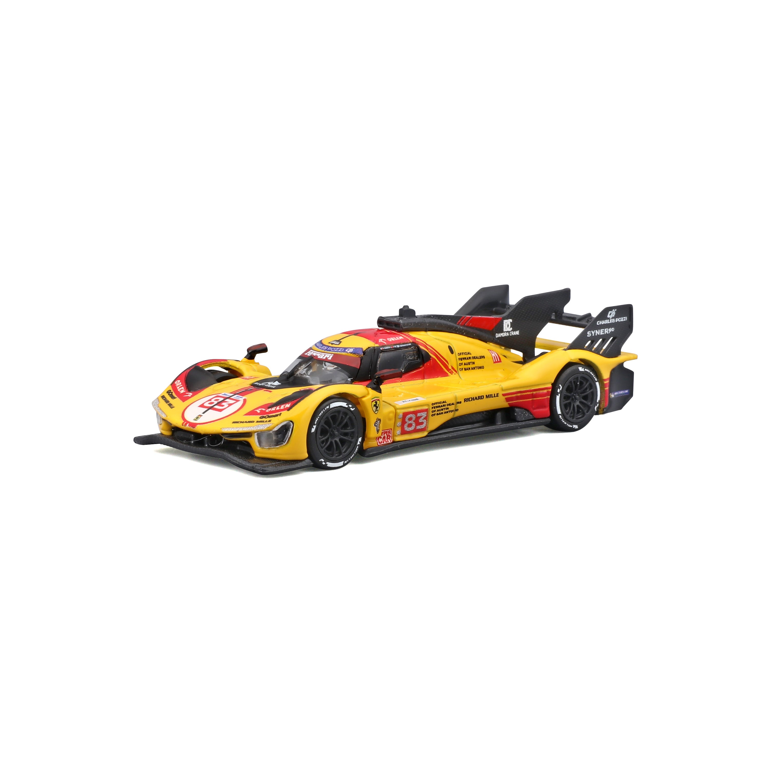 bburago-ferrari-499p-83-2024-con-teca-hypercar-endurance-1-64-die-cast image 3