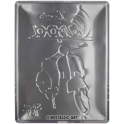 nostalgic-art-vespa-iconic-since-1946-cartello-metallico-30x40-cm image 3