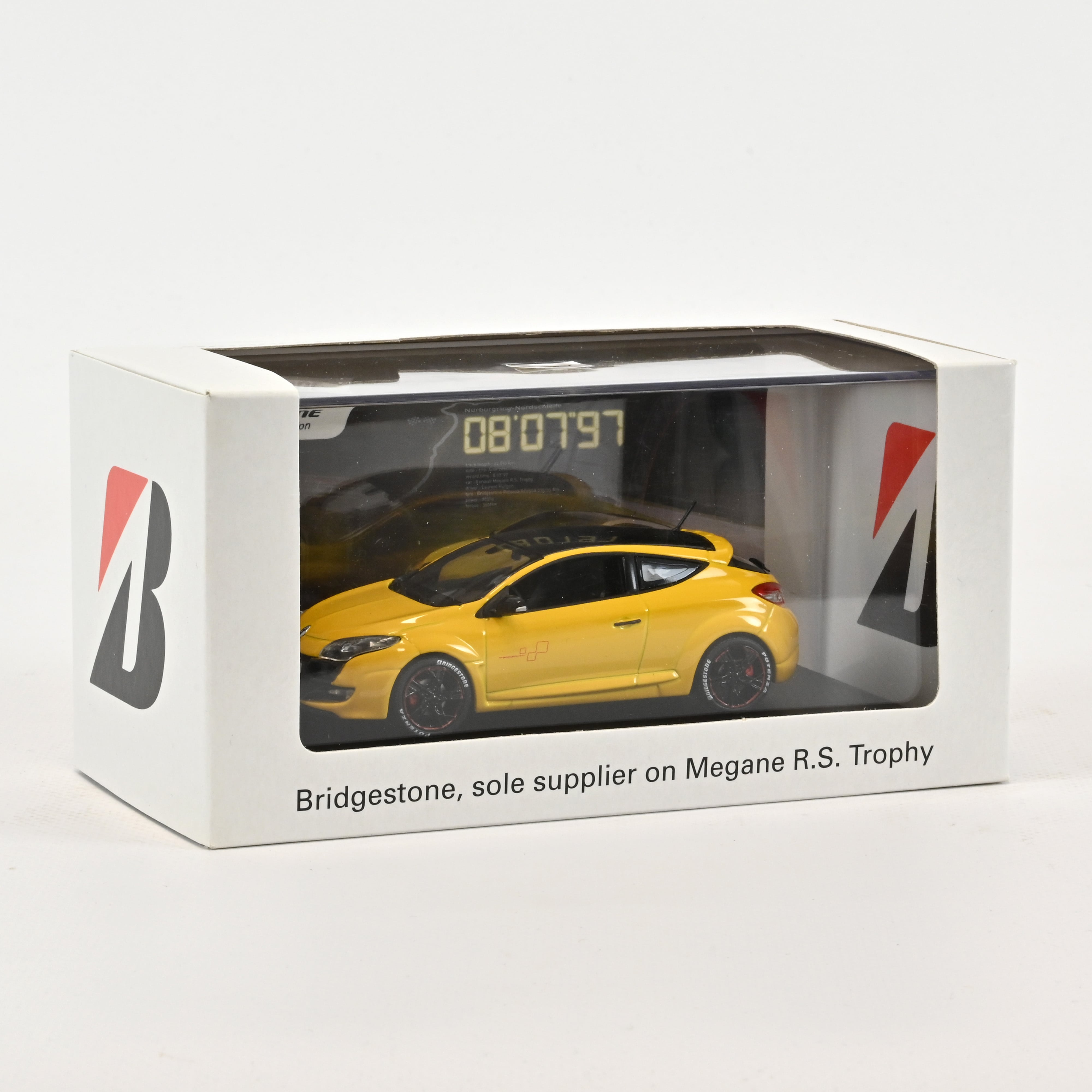 norev-renault-megane-rs-trophy-2011-bridgestone-modellino-1-43 image 1