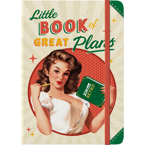 nostalgic-art-little-book-of-great-plans-quaderno-a5-128-pagine-15x20-cm image 1