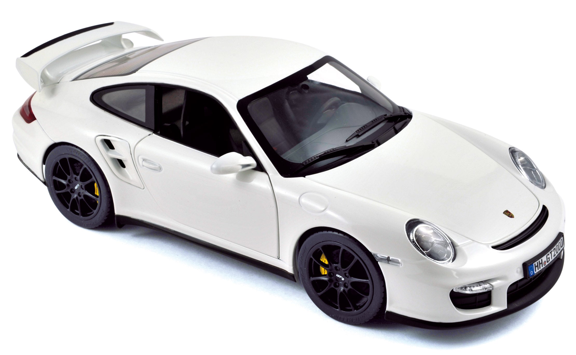 norev-porsche-911-gt2-2007-modellino-auto-1-18-bianco-2 image 1