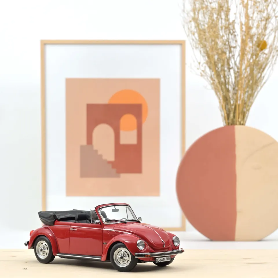 norev-vw-1303-cabriolet-1976-rouge-modellino-auto-1-18-edizione-limitata-200-pcs image 1