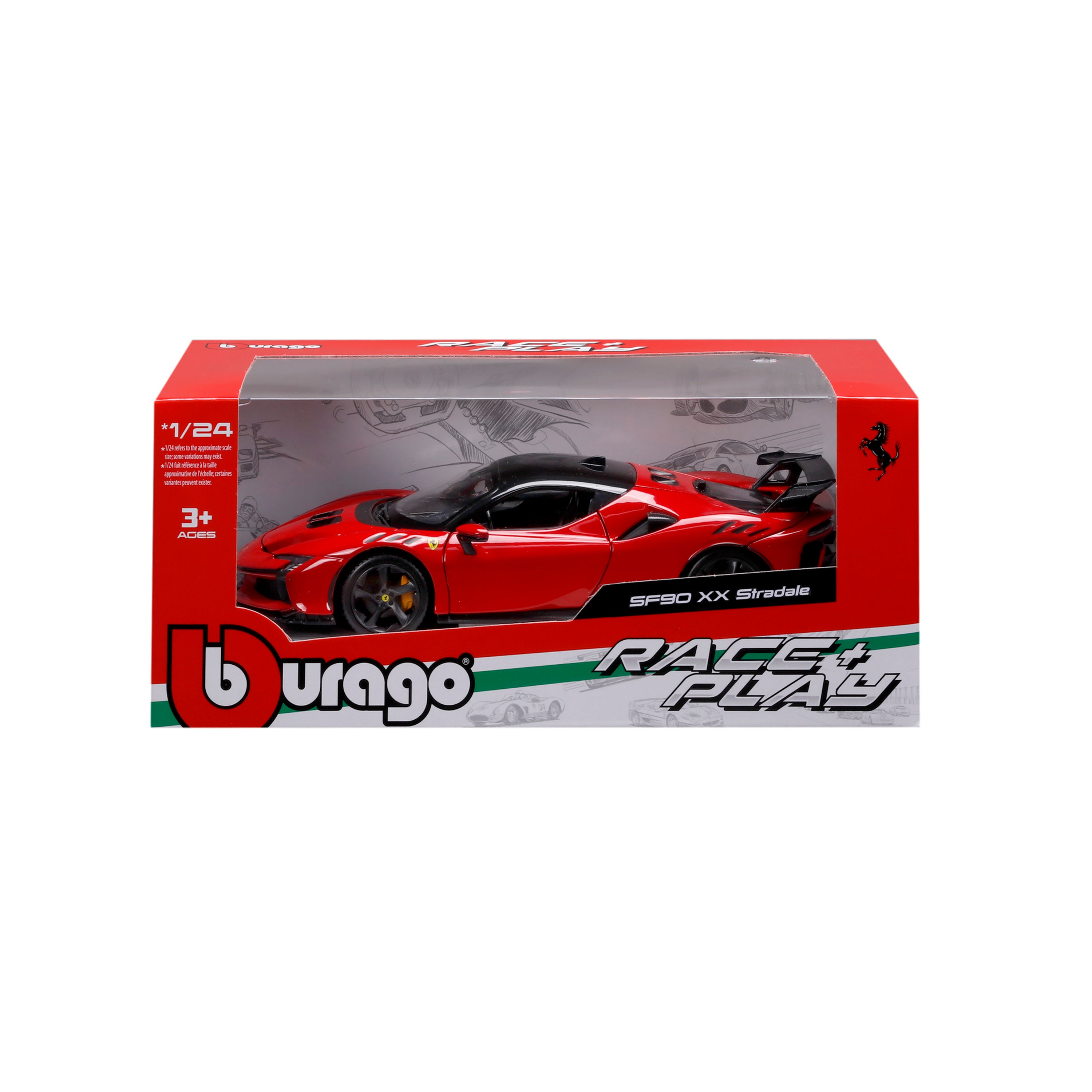 bburago-ferrari-sf90-xx-stradale-1-24-modellino-diecast-rosso image 2