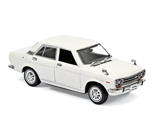 norev-datsun-bluebird-1600-sss-1969-bianco-modellino-auto-1-43 image 1