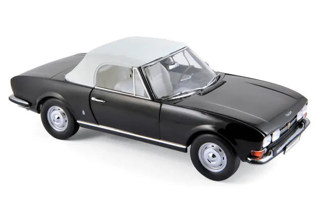 norev-peugeot-504-cabriolet-1971-nero-modellino-1-18 image 1