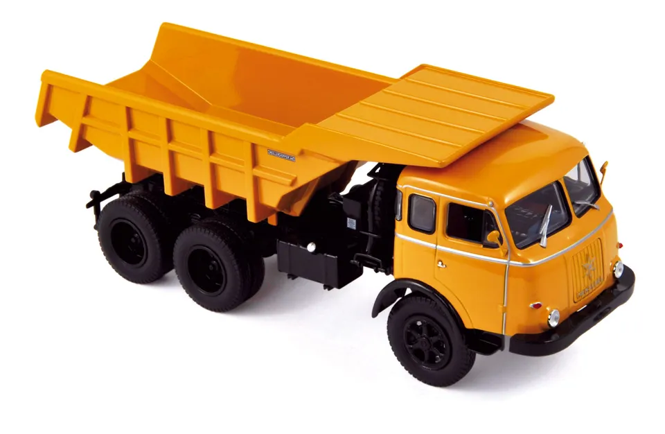 norev-henschel-hs-3-180-tak-1956-modellino-camion-1-43-giallo image 1