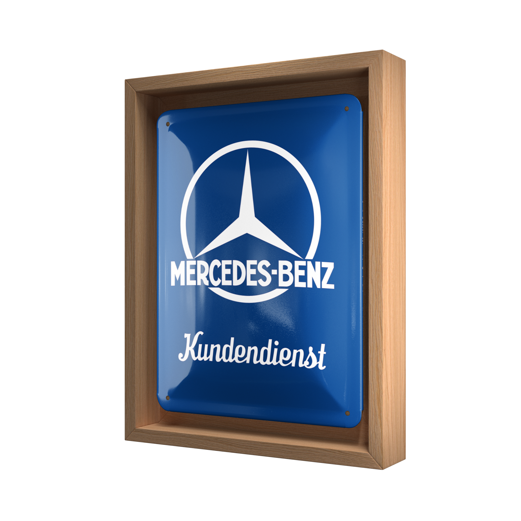 nostalgic-art-mercedes-benz-kundendienst-cornice-n-frame-s-18-5x24-cm-rovere image 1