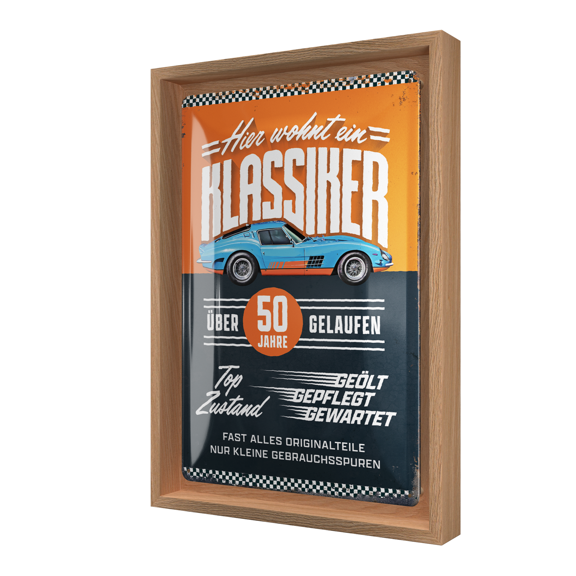 nostalgic-art-hier-wohnt-ein-klassiker-50-cornice-n-frame-m-24x33-5-cm image 1