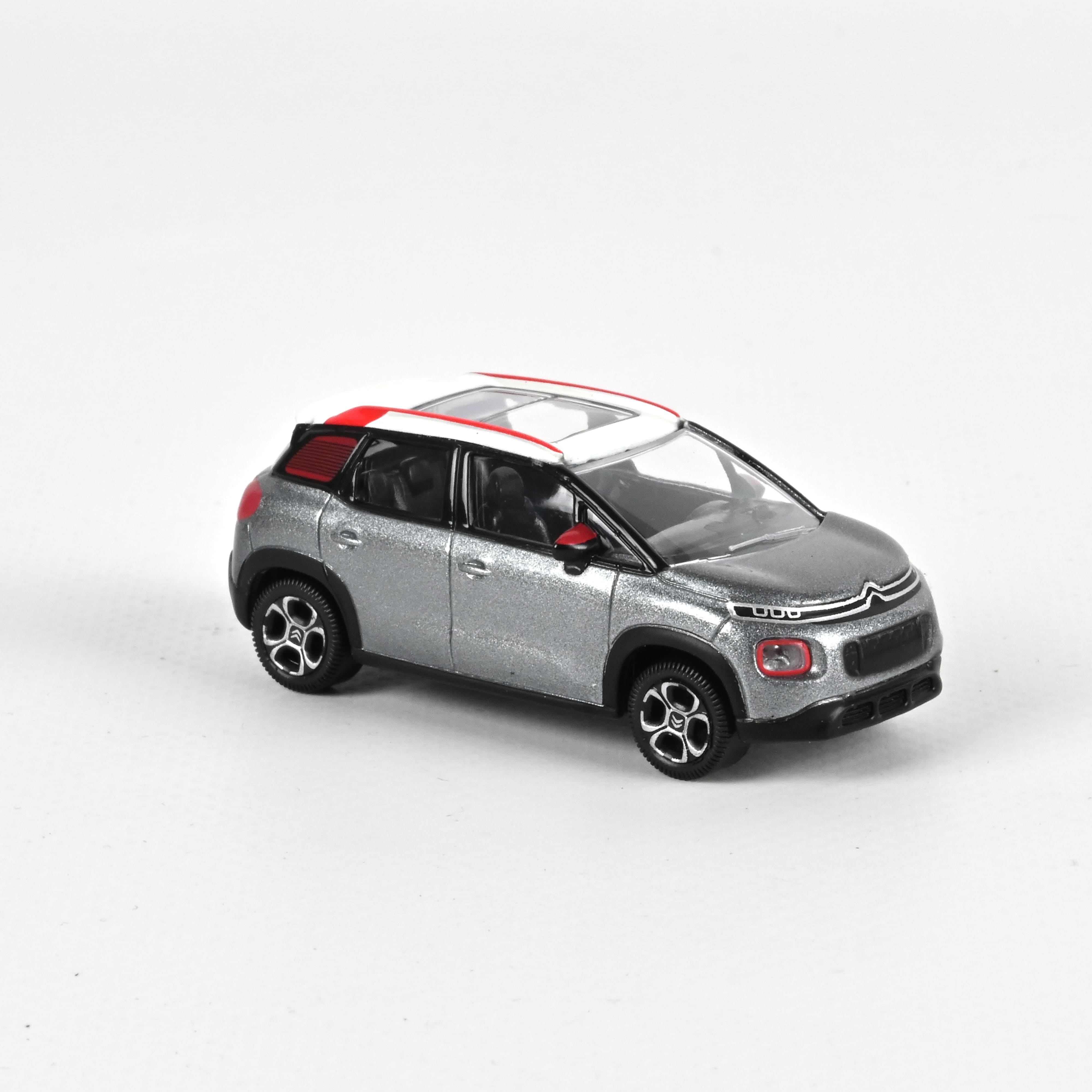 norev-citro-n-c3-aircross-2017-bianco-grigio-modellino-auto-1-64-minijet image 1