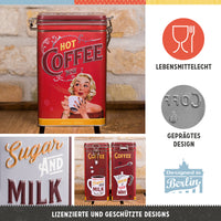 nostalgic-art-hot-coffee-now-scatola-in-metallo-con-chiusura-clip image 2
