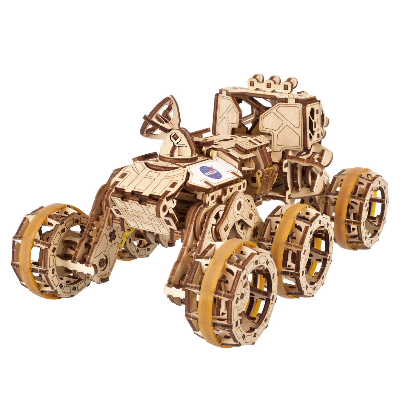 ugears-manned-mars-rover-modello-meccanico-in-legno-del-rover-per-l-esplorazione image 2