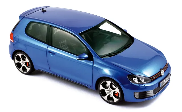 norev-volkswagen-golf-gti-2009-modellino-auto-1-18-blu-mercato-metallizzato image 1