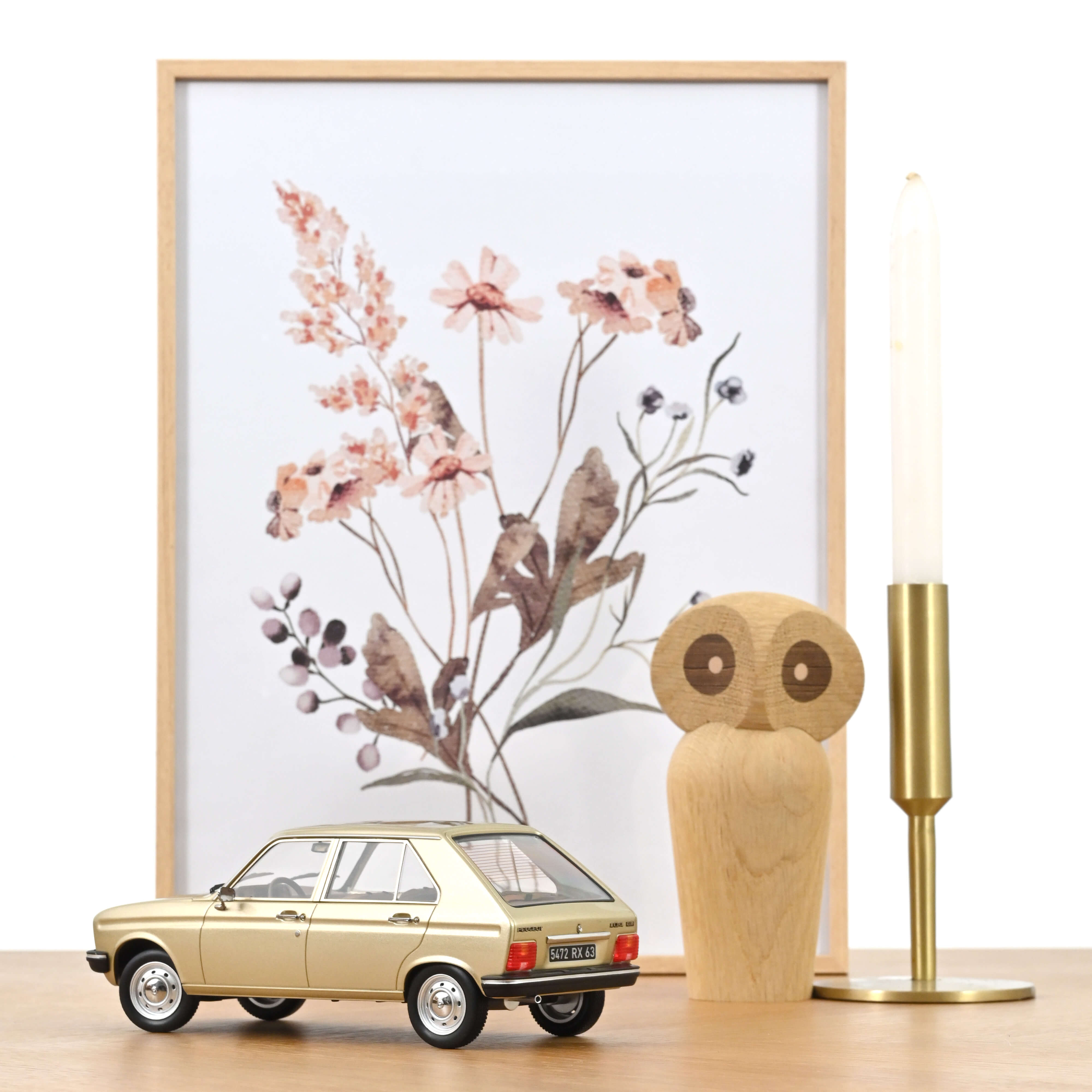 norev-peugeot-104-gr-1981-modellino-auto-1-18-beige-metallis-youngtimer image 2