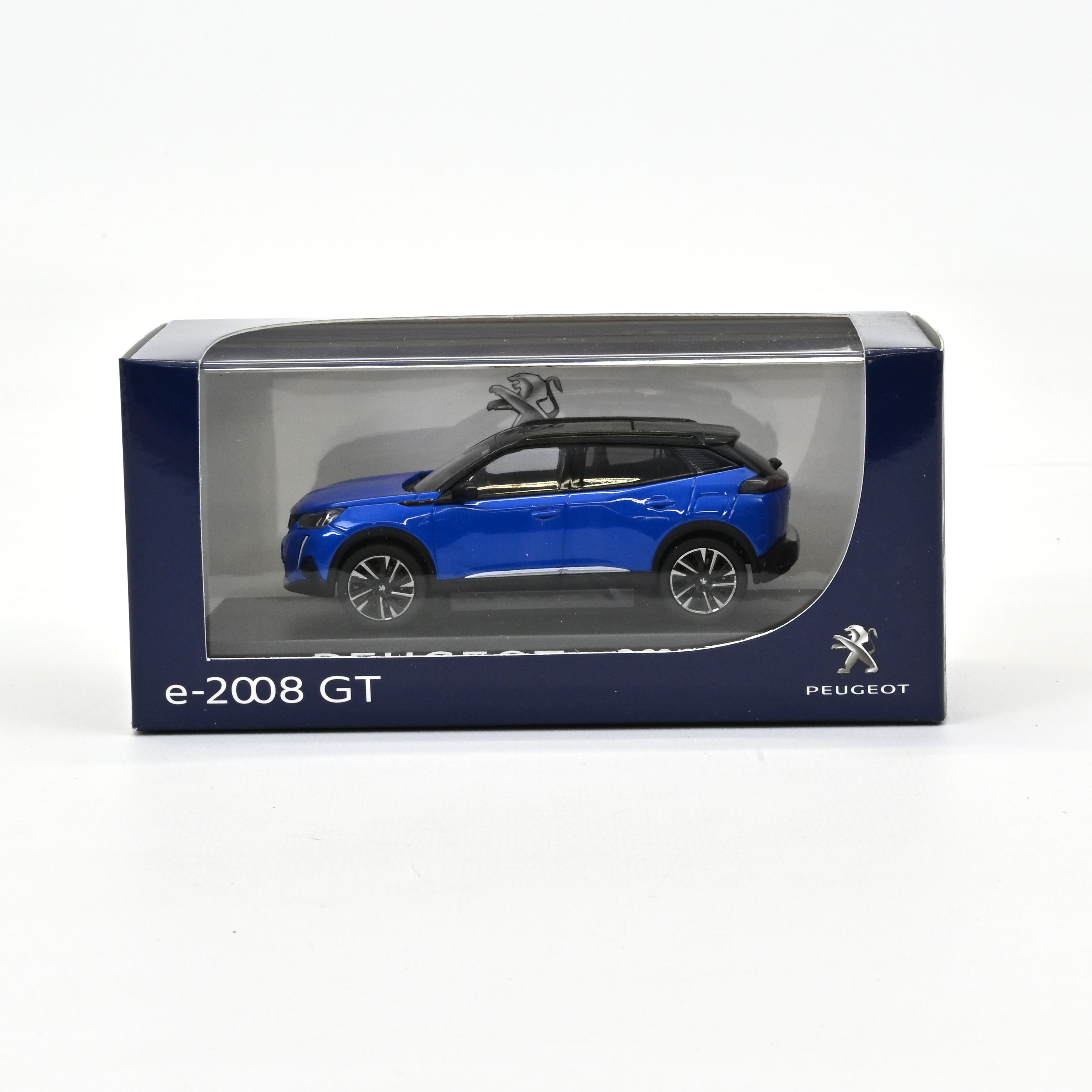 norev-peugeot-e2008-gt-greenigo-blue-modellino-auto-1-43 image 3