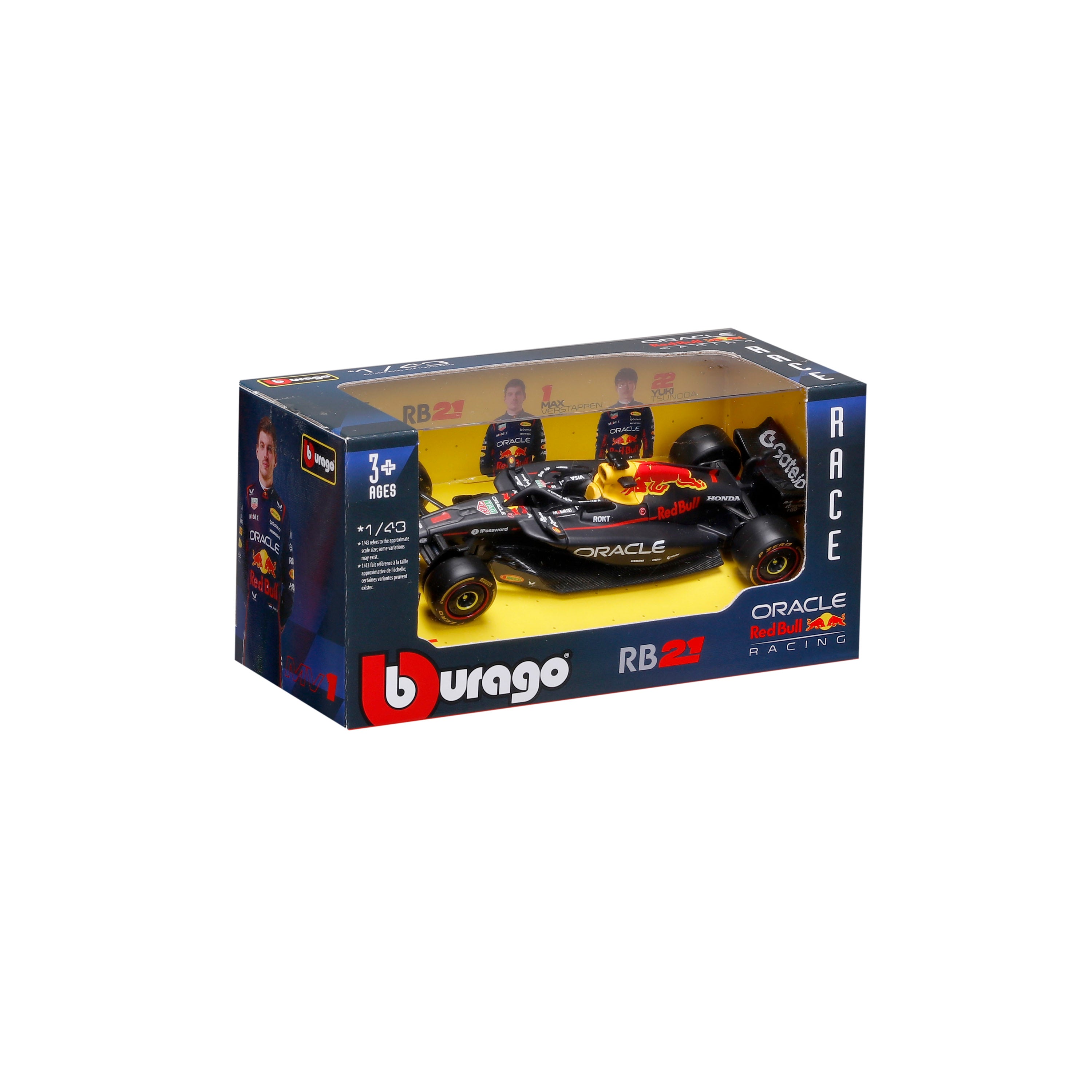 bburago-red-bull-racing-rb21-2025-1-max-verstappen-f1-1-43-die-cast image 2