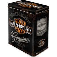 nostalgic-art-harley-davidson-genuine-logo-scatola-in-metallo-l image 2
