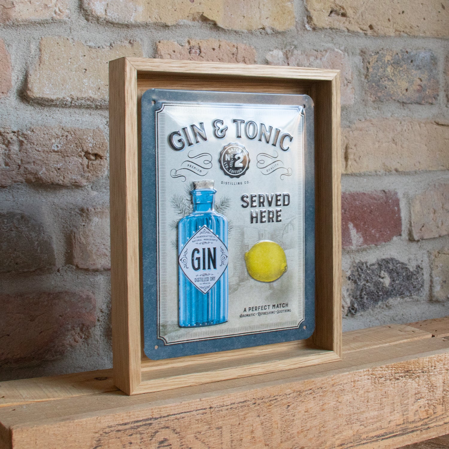 nostalgic-art-gin-tonic-served-here-targa-con-cornice-n-frame-s-18-5x24-cm image 2