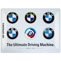 nostalgic-art-bmw-logo-evolution-targa-in-metallo-30x40-cm image 2