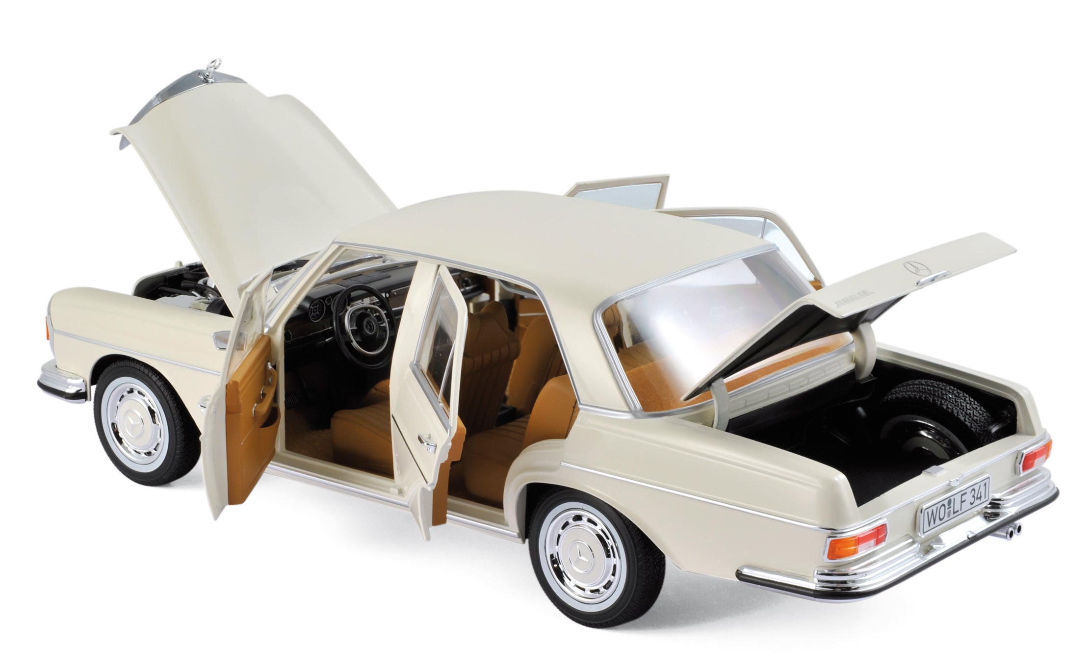 norev-mercedes-benz-280-se-1968-modellino-auto-1-18-ivoire image 2