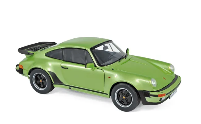 norev-porsche-911-turbo-1978-modellino-auto-1-18-verde-argento-metallizzato image 1