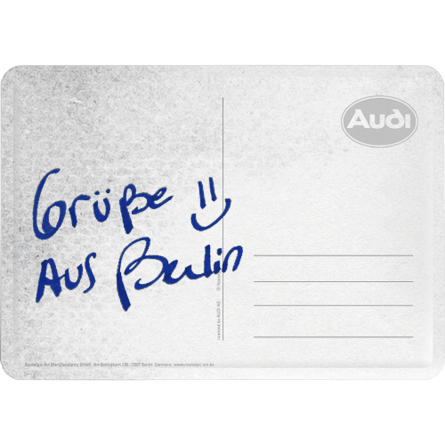 nostalgic-art-audi-garage-metal-card-10x14-cm image 4