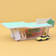 norev-palm-springs-gas-station-diorama-stazione-di-servizio-con-porsche-911-turb image 2