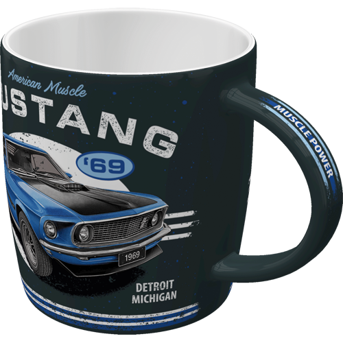 nostalgic-art-ford-mustang-1969-mach-1-blue-tazza-in-ceramica-330-ml image 2